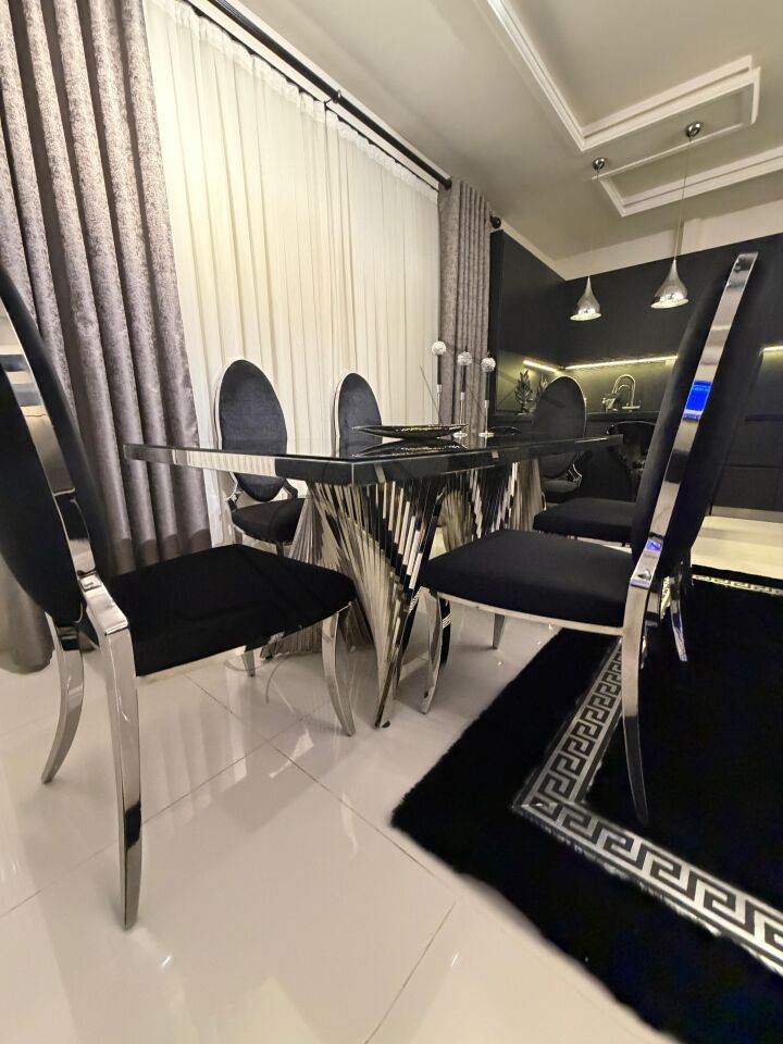 Silver Yemek Masası Takımı